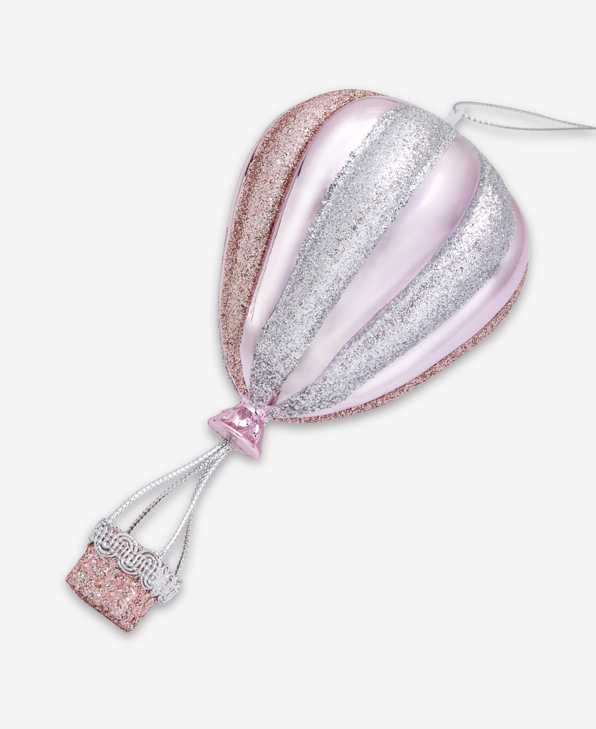 Holiday Lane Pastel Shine Hot Air Balloon Ornament, Macy's Exclusive In Transparent