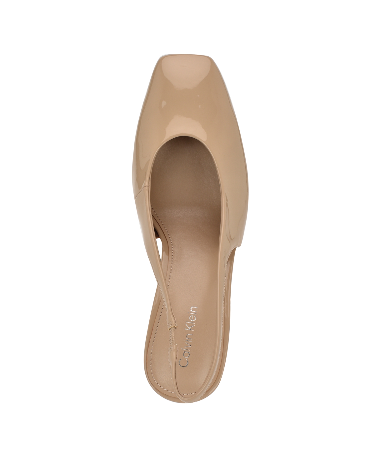 Calvin Klein Women's Raline Square Toe Slingback Pumps In Nude