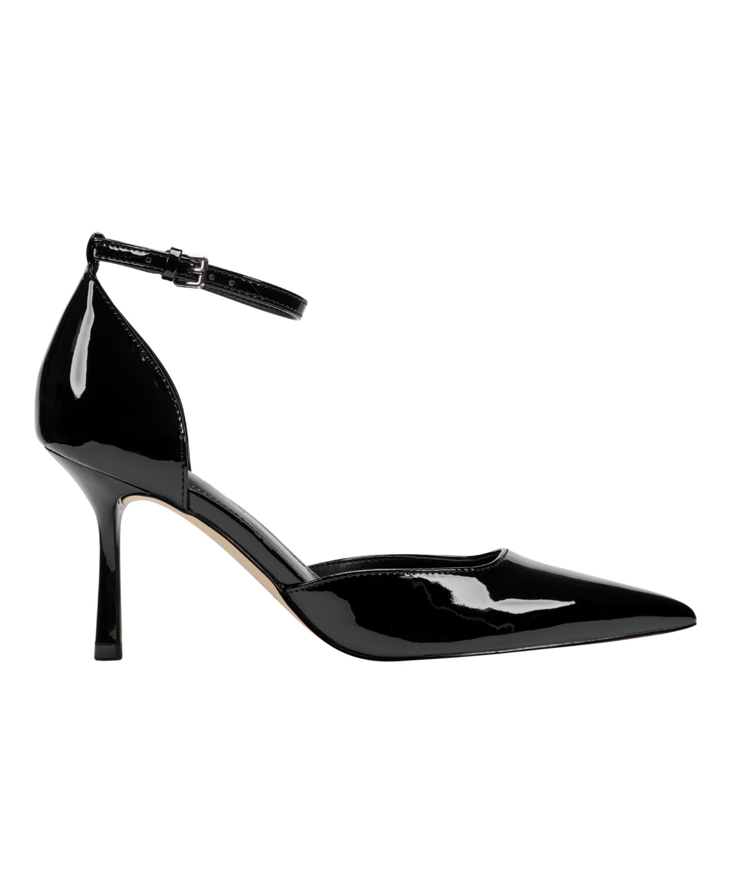 Женские туфли Marc Fisher Rvker Two-Piece Stiletto Pumps, цвет: Чёрный лаковый — фото 2