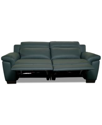 Julius II 2-Pc. Leather Sofa with 2 Power Recliners, Exclusively at Macy's