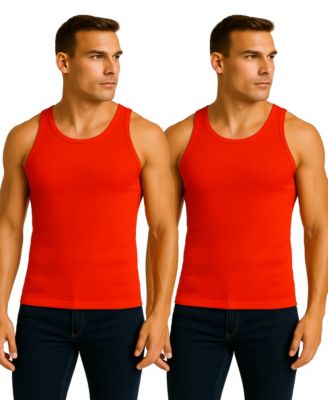 Men's 2-Pack Heavyweight Ribbed Tank Top