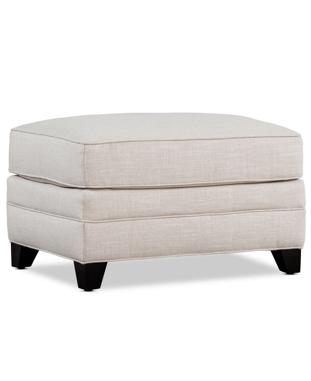 Jonathan Louis Kallison Fabric Ottoman, Exclusively At Macy's In Sand