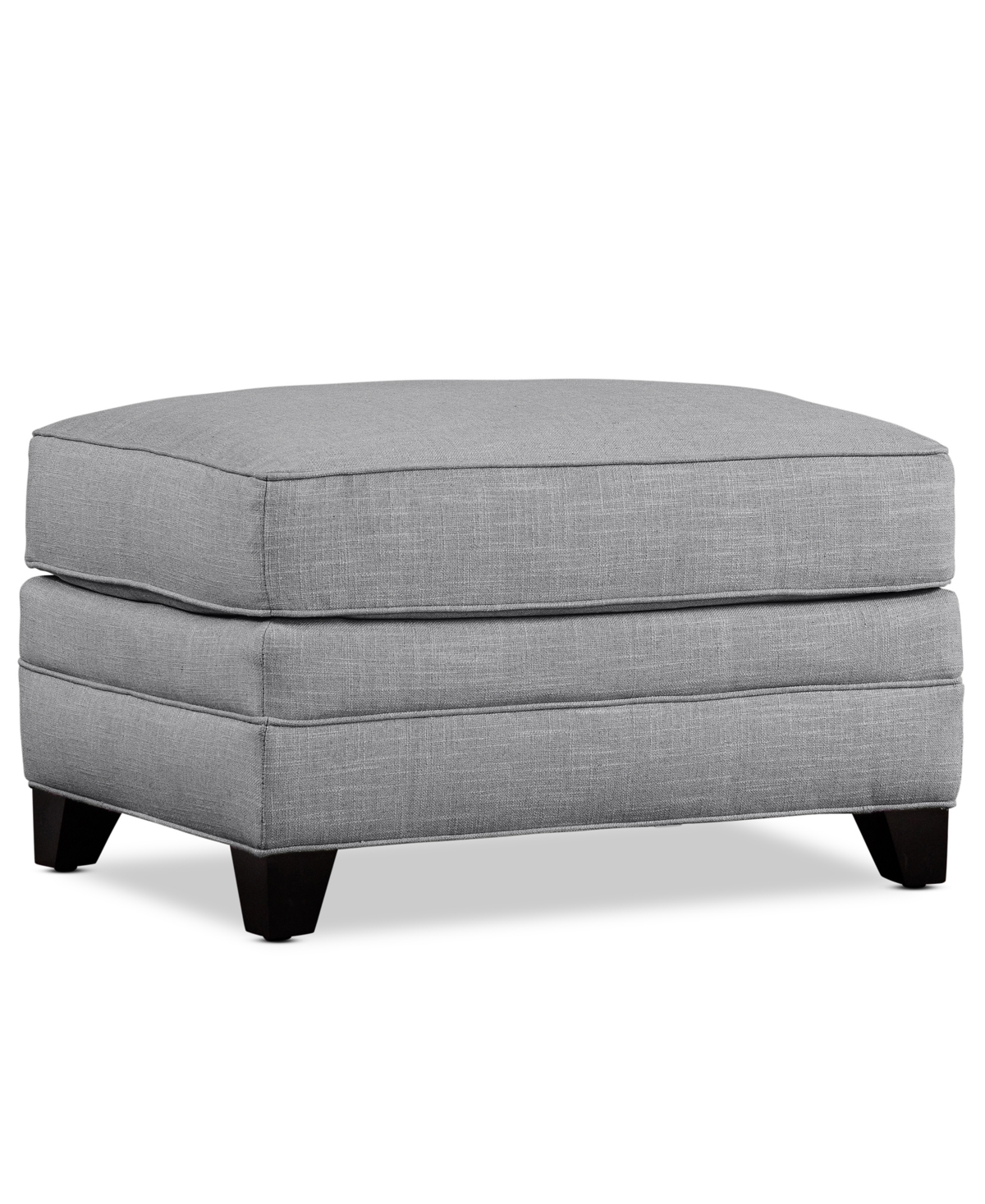 Jonathan Louis Kallison Fabric Ottoman, Exclusively At Macy's In Gray