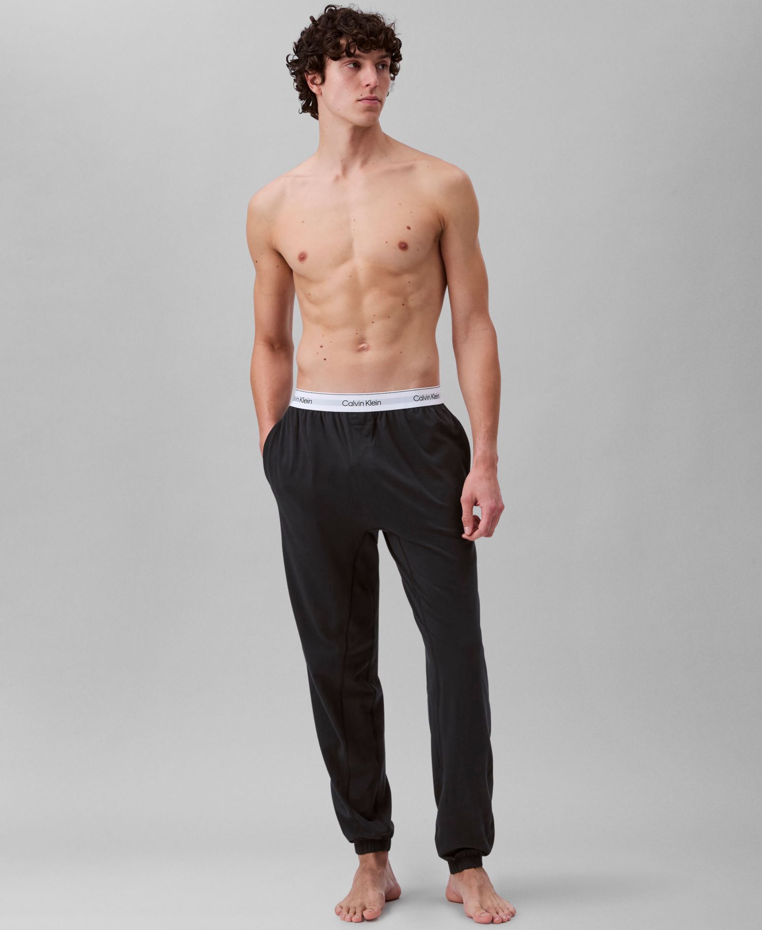 Men's Modern Cotton Logo Pajama Joggers