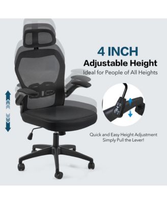 Ergonomic Mesh Office Chair with Lumbar Support and Rocking Function