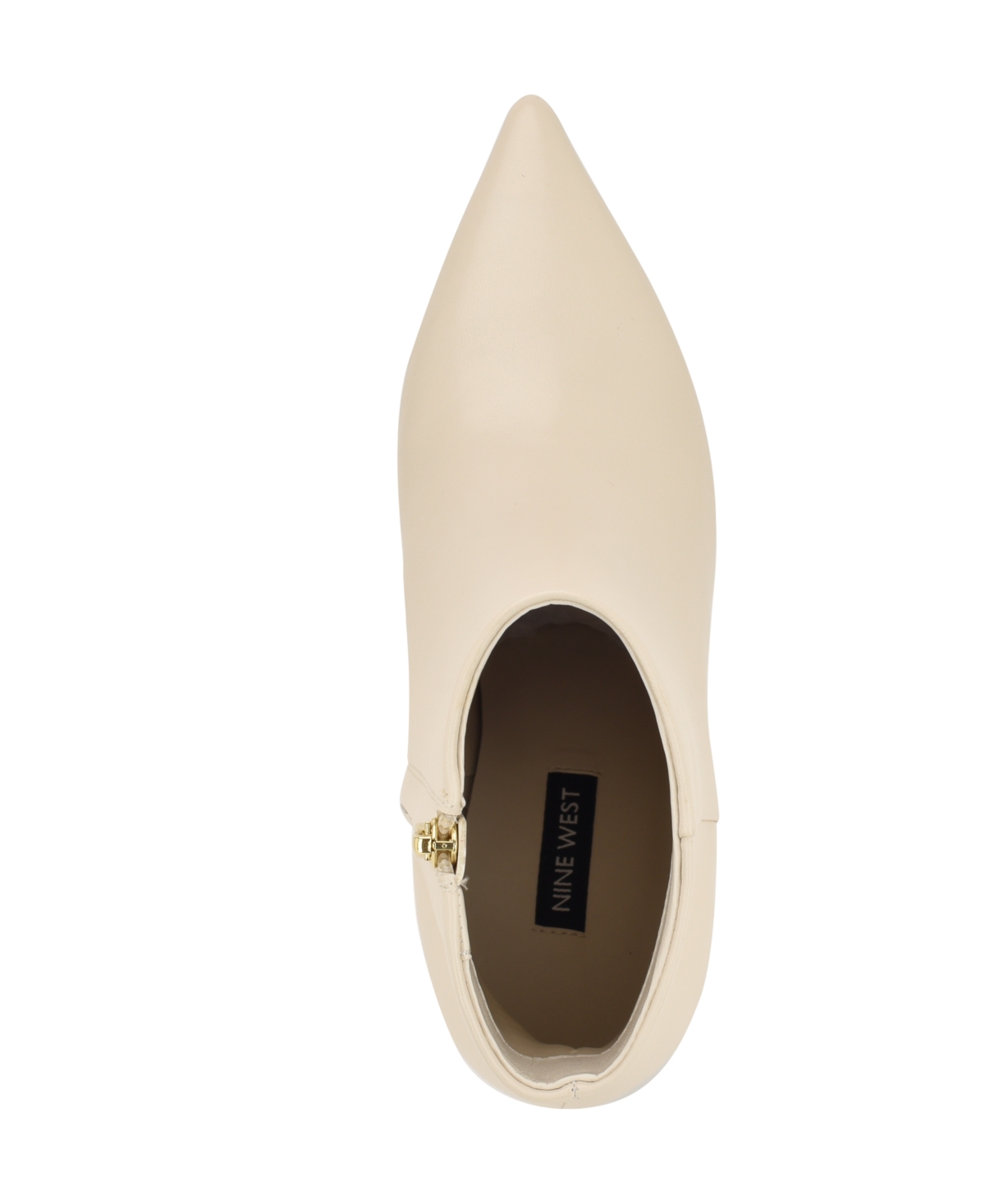 Nine West Hamesa Pointed Toe Bootie In White
