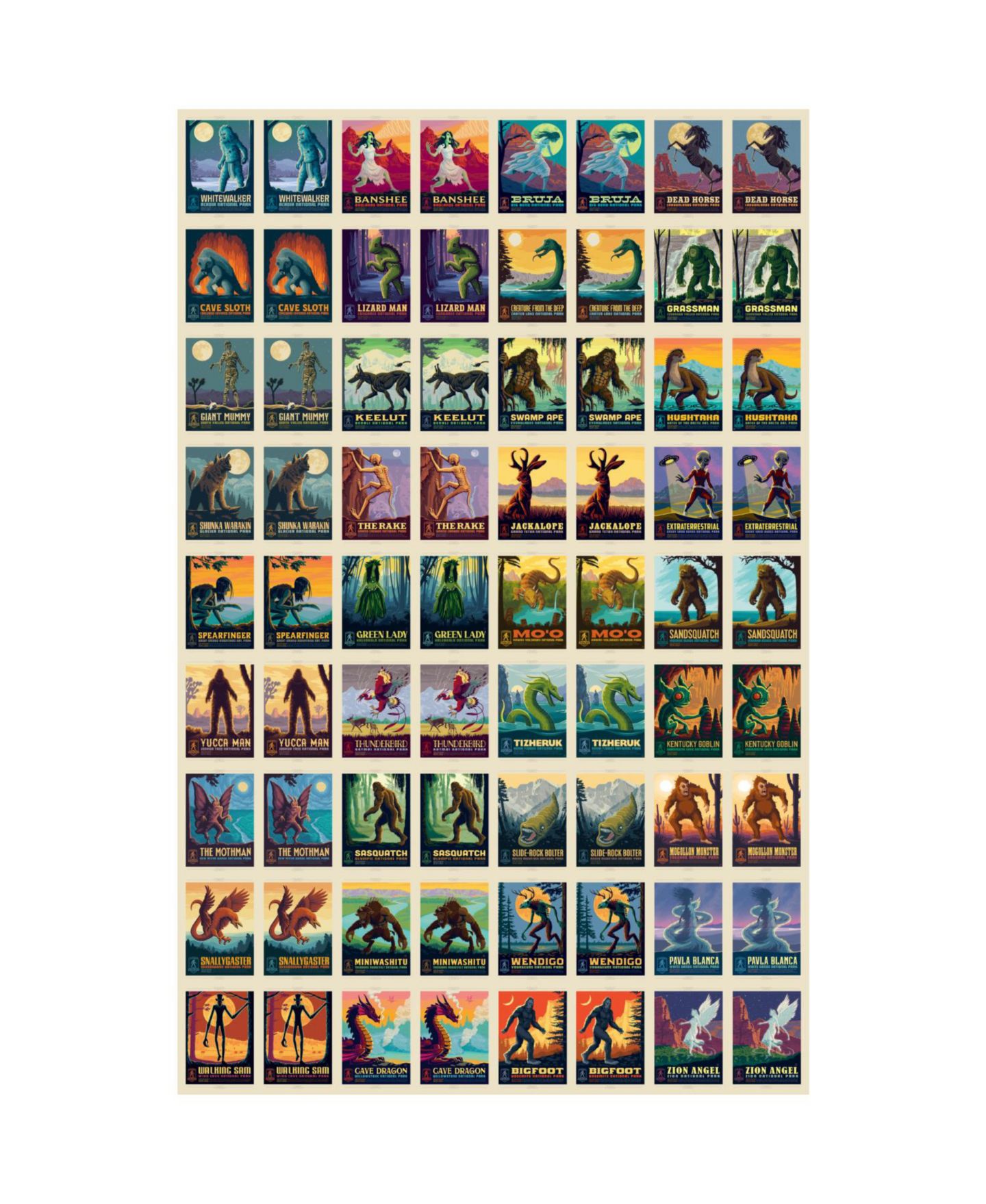 Детские игрушки MasterPieces Puzzles Masterpieces Legends of the National Parks Memory Game — фото 2