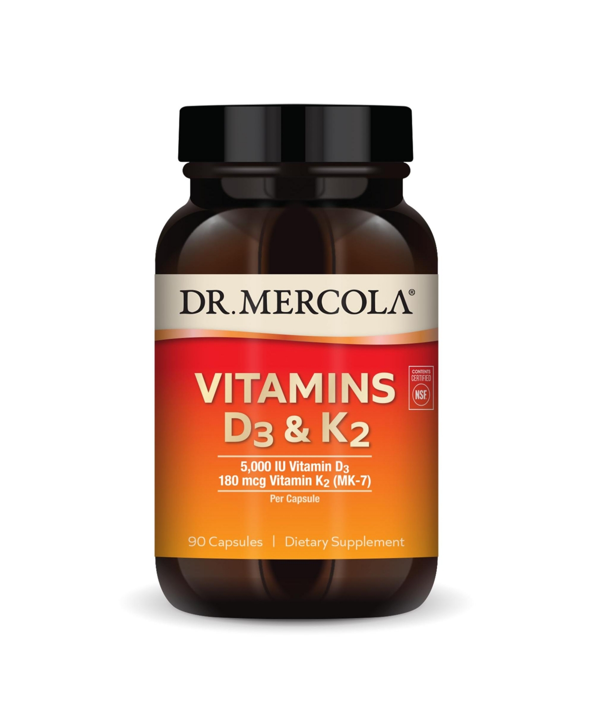 Vitamins D3 & K2, 90 Servings, Supports Immune Health