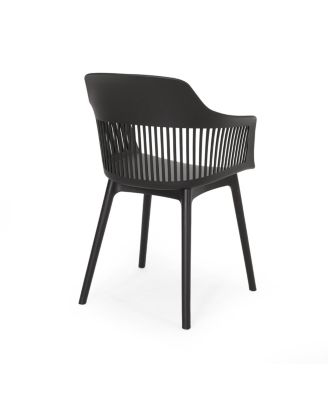 Dahlia Modern Outdoor Chair Weather-Resistant Plastic Minimalist Design