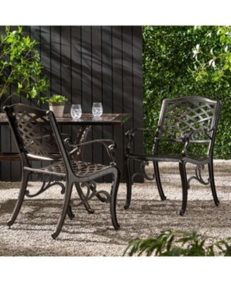 Outdoor 2 Pieces Aluminium Dining Chairs