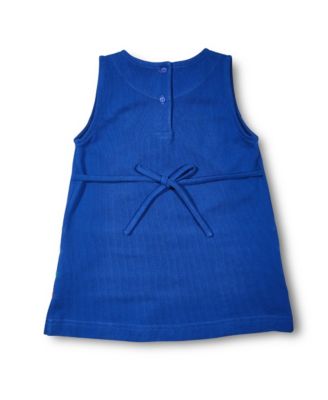 Toddler Girls French Terry Jumper With Apple