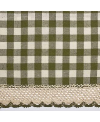 Buffalo Check Gingham Custom Window Curtain Treatments