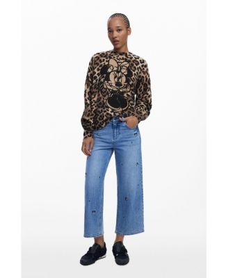Women's Minnie animal print sweater