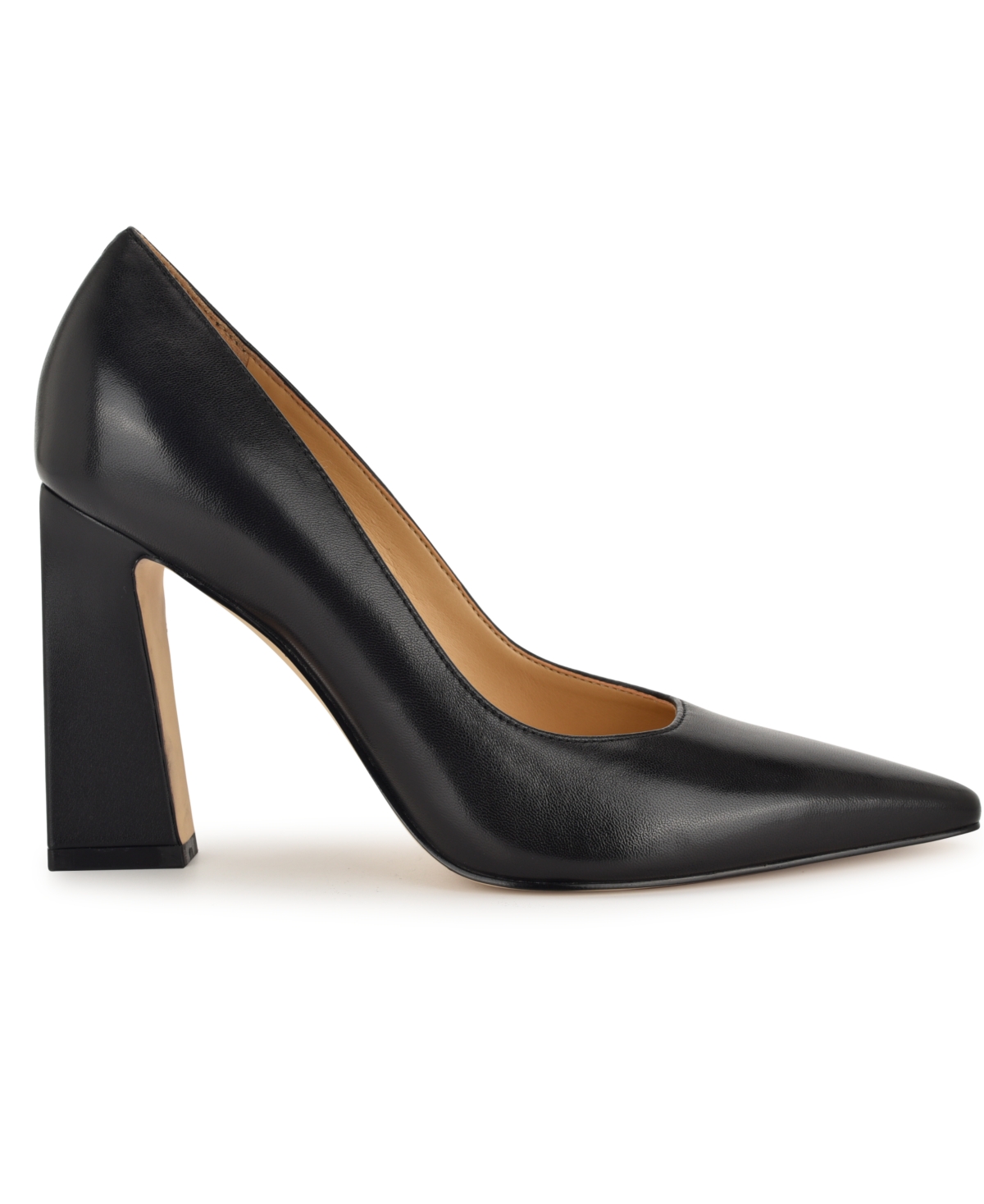 Nine West Women's Tamant Tapered Block Heel Pumps In Black