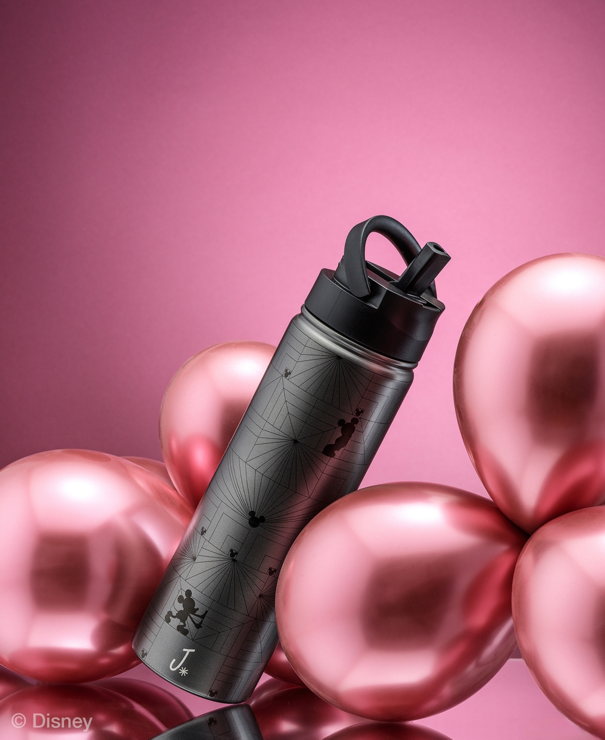 JoyJolt 22 oz. Mono Mouse Vacuum Insulated Water Bottle