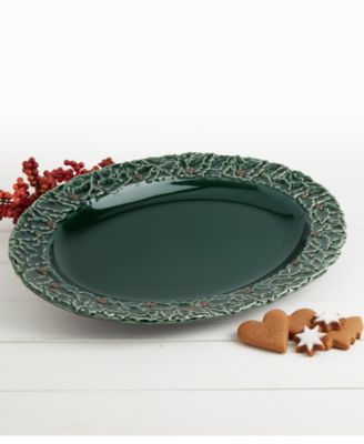 Green Holly Platter, Exclusively at Macy's