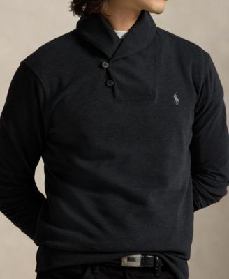 Men's Luxury Jersey Shawl-Collar Pullover