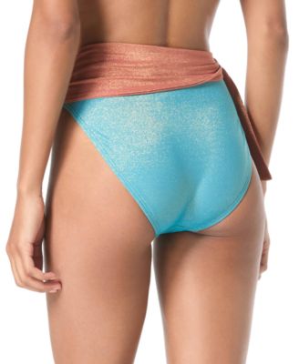 Women's Sash-Tie High-Waist Bikini Bottoms