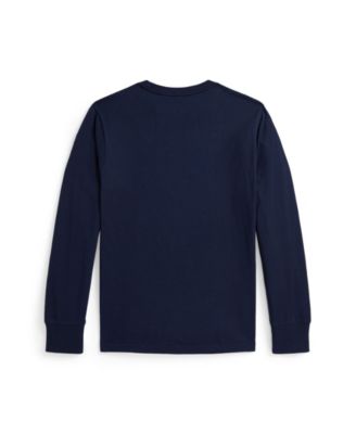 Big Boys Polo Bear Long Sleeve T-Shirt