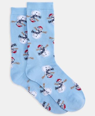 Holiday Lane - Women's Snowman Socks
