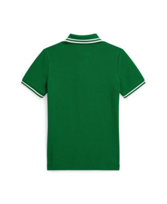 Toddler and Little Boys Logo Mesh Polo Shirt