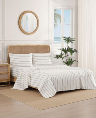 Tommy Bahama La Vida Stripe 300-Thread Count Cotton 4-Pc. Sheet Set, Queen