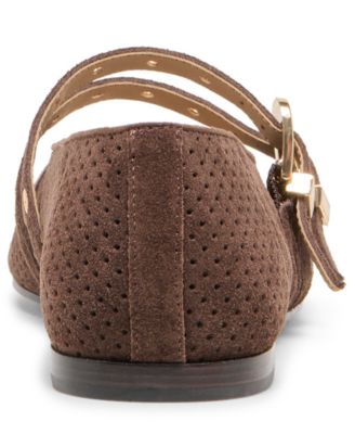 Women's Baylee Grommet Double Strap Mary Jane Flats