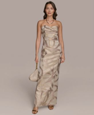 Donna Karan New York - Women's Sweetheart Jacquard Gown