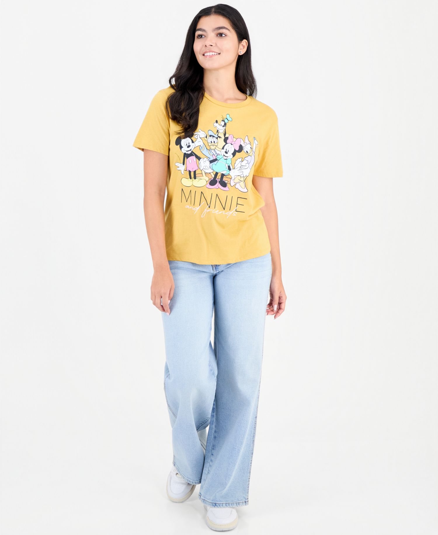 Juniors' Minnie & Friends Graphic T-Shirt