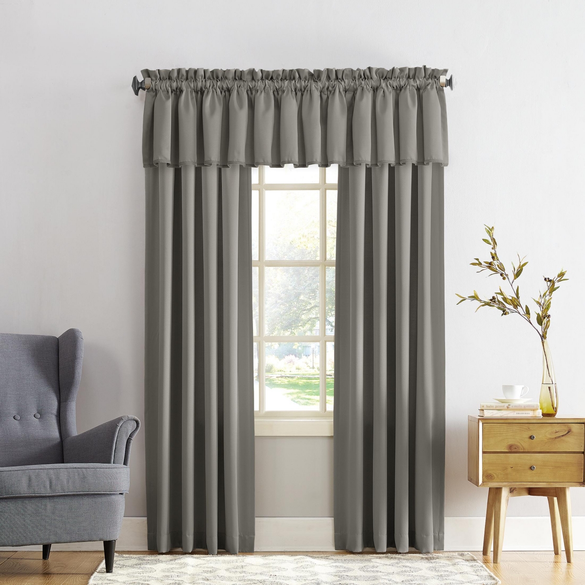 Grant Room Darkening Rod Pocket Curtain Panel