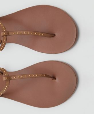 Women's Mini Studs Leather Sandals