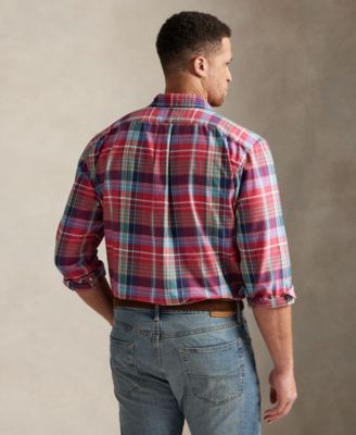 Men's Big & Tall Plaid Oxford Shirt