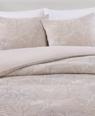 Tommy Bahama Jungle Palms Cotton 3-Pc. Duvet Cover Set, Full/Queen