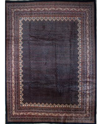 Bashian One Of A Kind Mir Sarouk 622200 Rug Collection In Blue