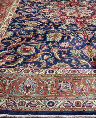 Bashian One Of A Kind Tabriz 626132 Rug Collection In Blue