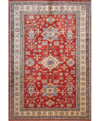 Bashian One Of A Kind Fine Kazak 640371 Rug Collection In Brown