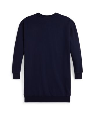 Girls 7-16 Polo Bear Fleece Sweatshirt Dress