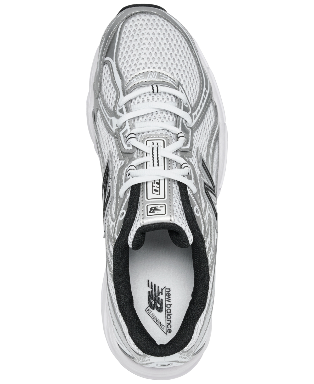 New Balance Little Kids 740 Casual Sneakers From Finish Line In Silver