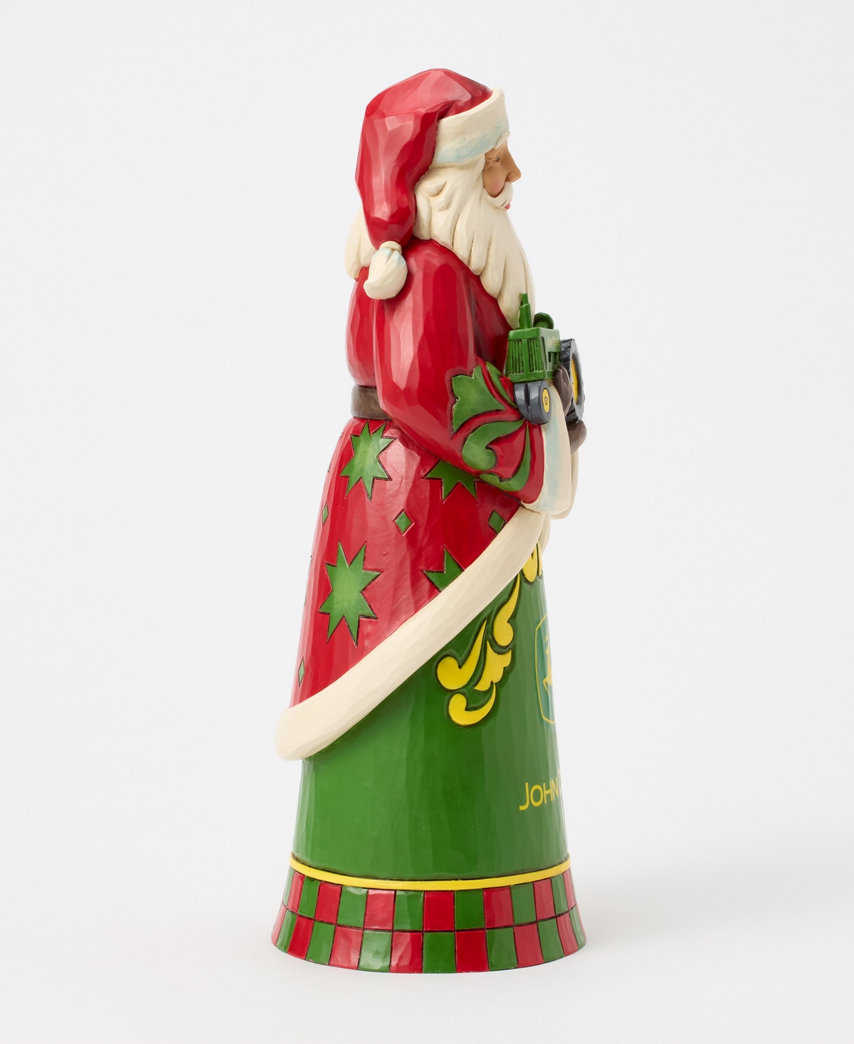 Jim Shore John Deere Santa with John Deere Tractor