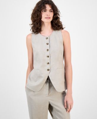 Charter Club - Women's 100% Linen Vest