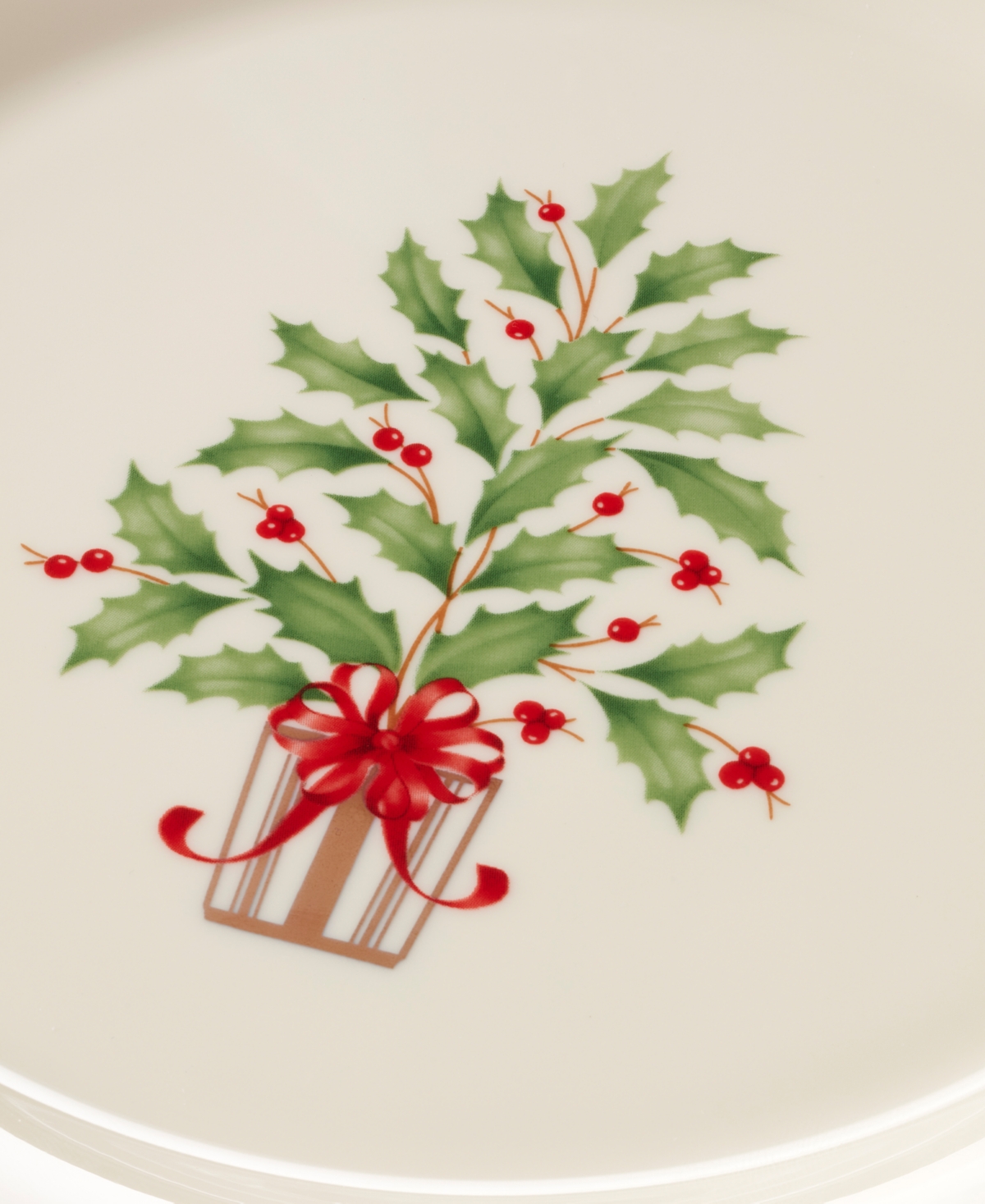 Lenox Holiday Tree Accent Plates, Set of 4
