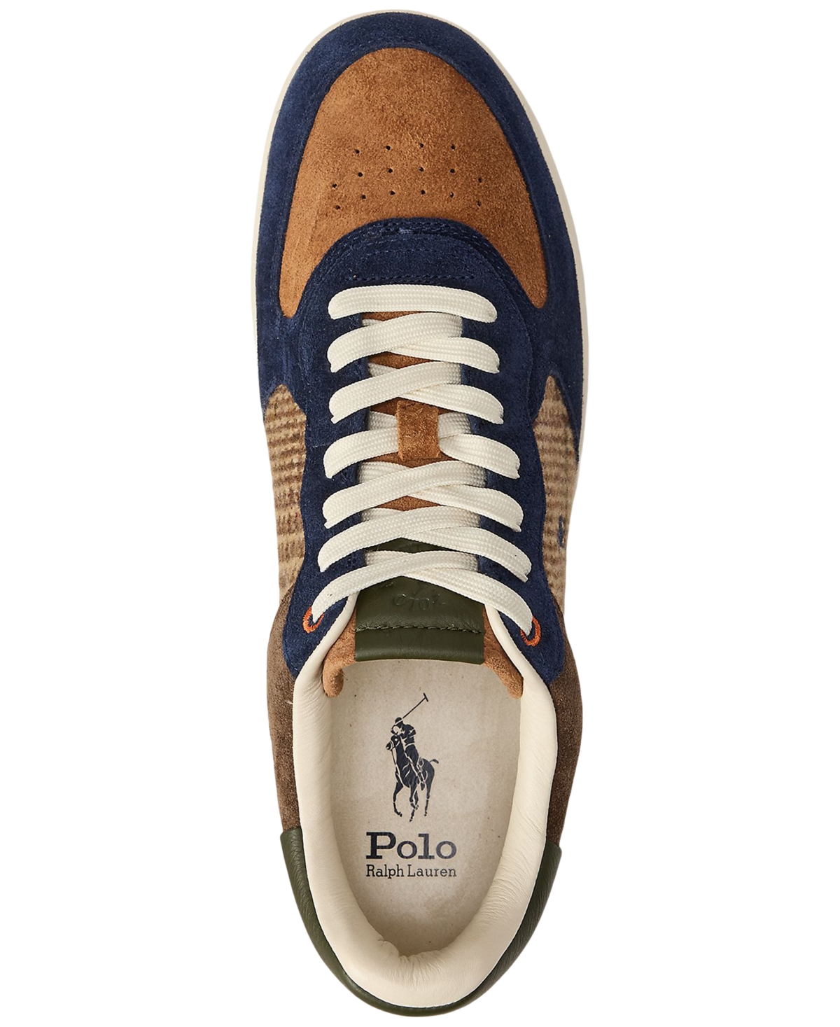 Polo Ralph Lauren Men's Suede & Wool Masters Court Sneakers