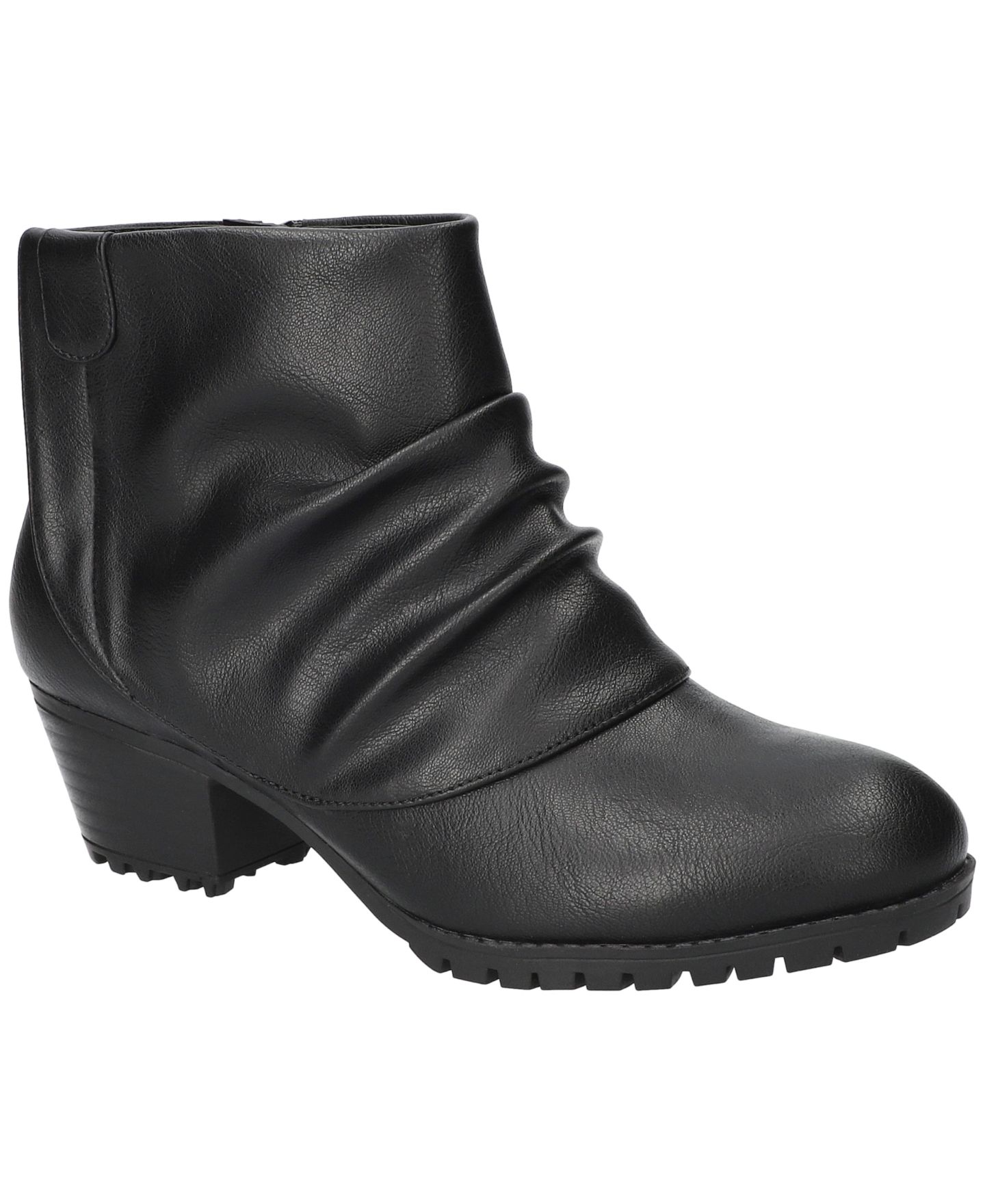 Женские ботинки Easy Street Ambrose Zipper Ankle, цвет: Чёрный — фото 1