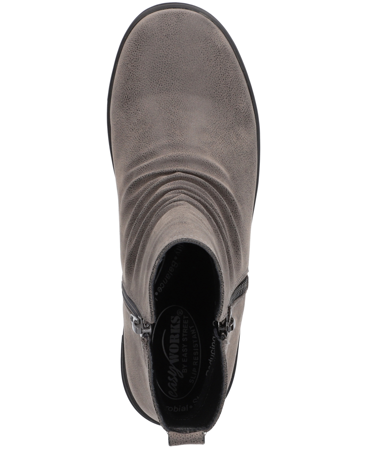 Easy Street Easy Women's Street Estella Slip Resistant Ankle Boots In Gray