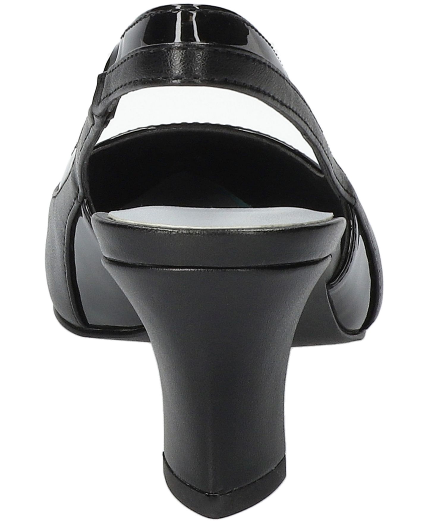 Женские туфли Easy Street Dessa Slingback Pumps, цвет: Чёрный лаковый — фото 3