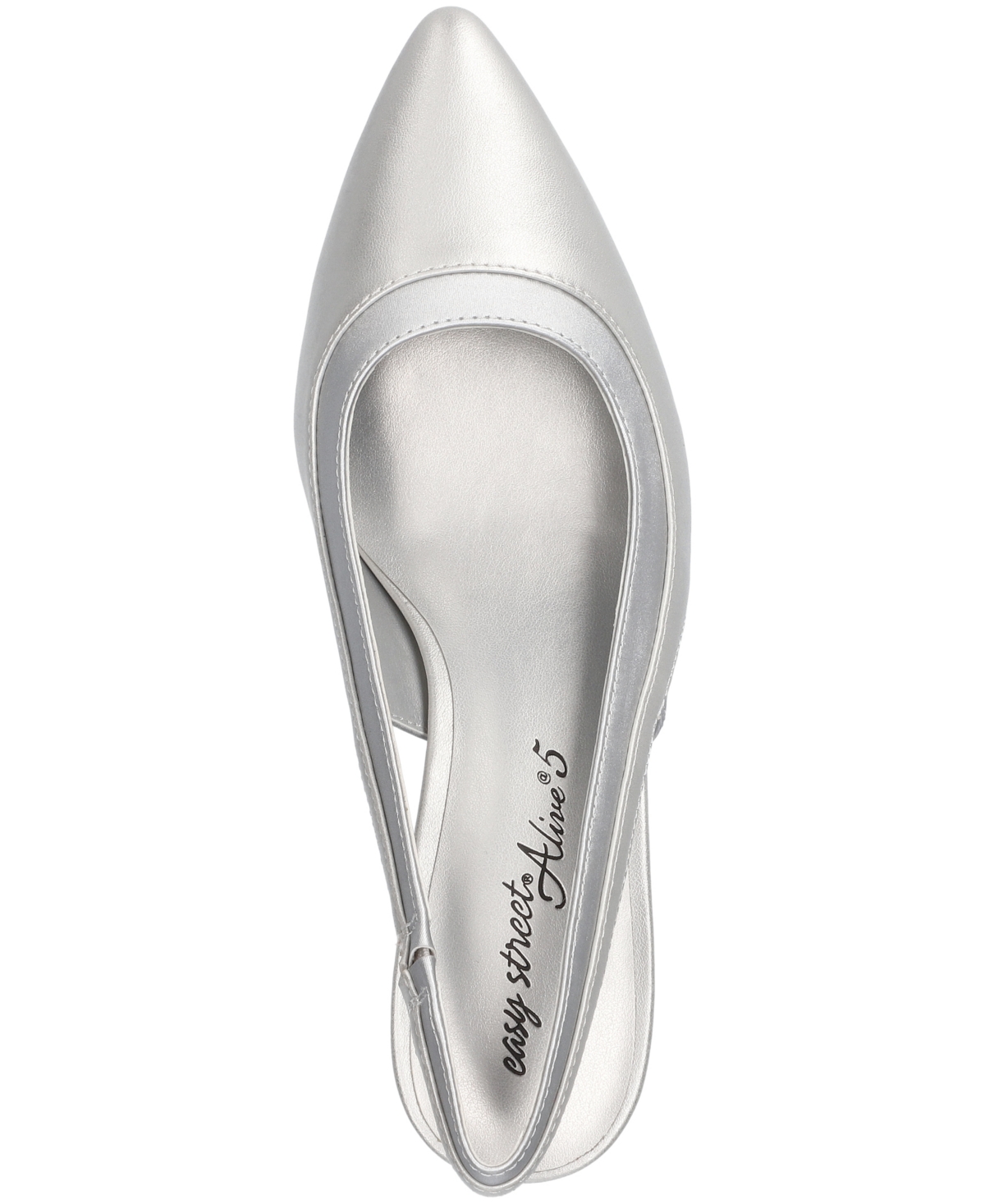 Easy Street Women's Dessa Slingback Pumps In Silver