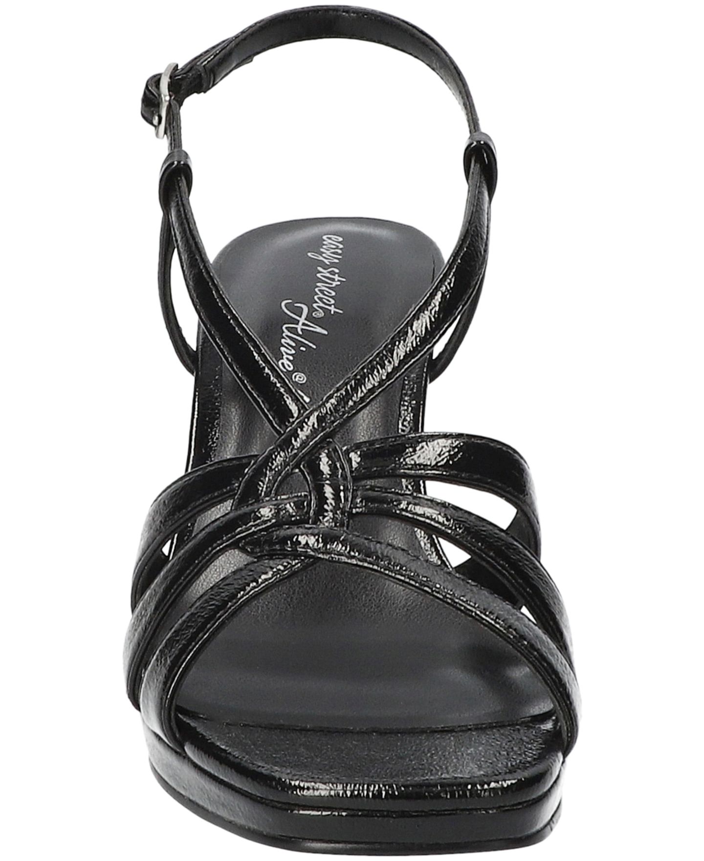 Женские сандалии Easy Street Valorie Sqaure Toe Platform, цвет: Чёрный, вариант 1 — фото 6