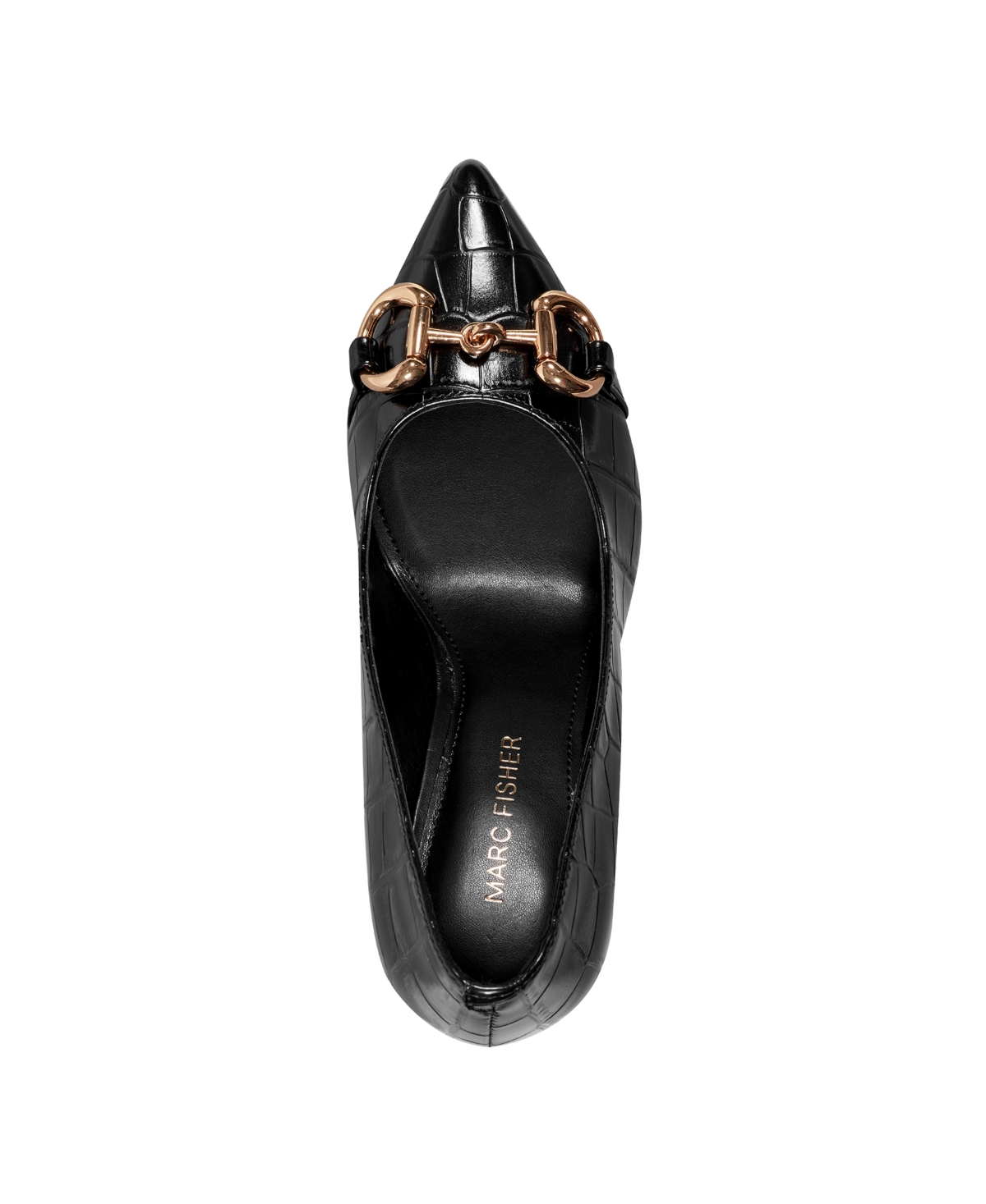 Marc Fisher Women's Gruff Bit High Block Heel Pumps In Black