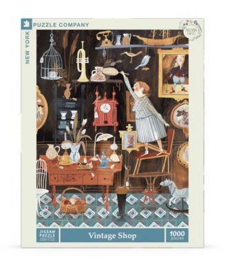 New York Puzzle Company Vintage Shop 1000 Piece Puzzle - Macy's