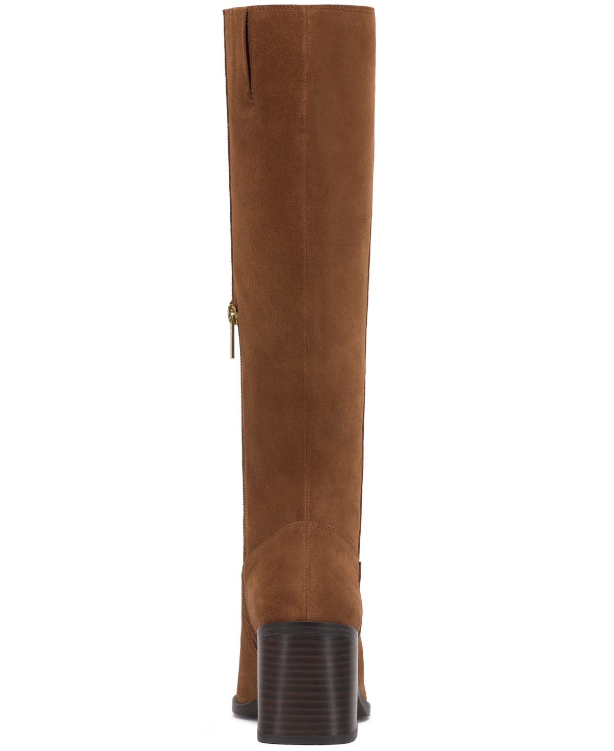 Vince Camuto Womens's Sangeti Snip-toe Block-heel Extra Wide-calf Knee-high Boots